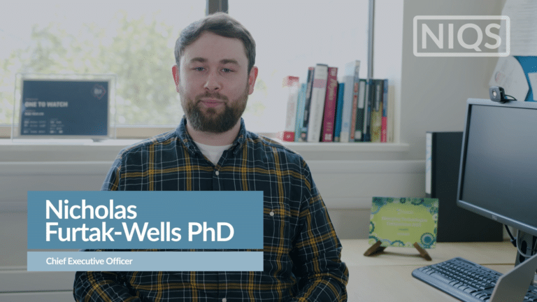 Nicholas Furtak-Wells PhD Chief Executive Officer NIQS