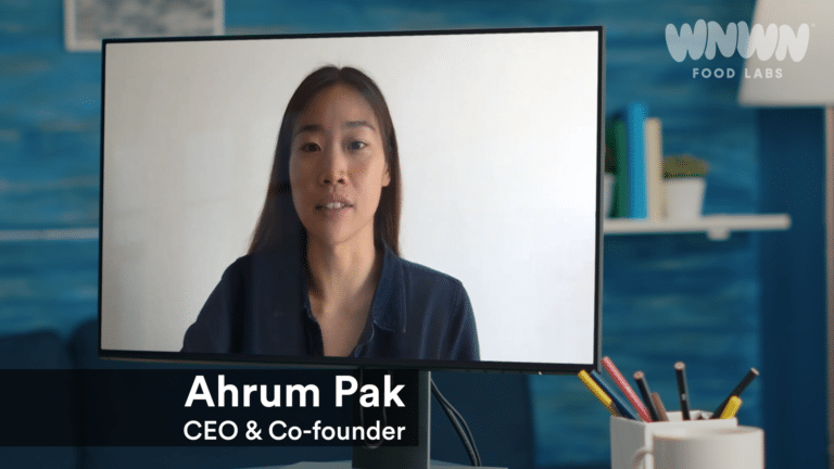 Ahrum Pak CEO & CO-founder WNWN Food Labs